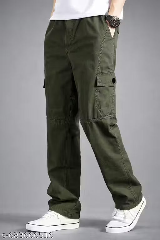 MEN'S CARGO PURE COTTON PANTS