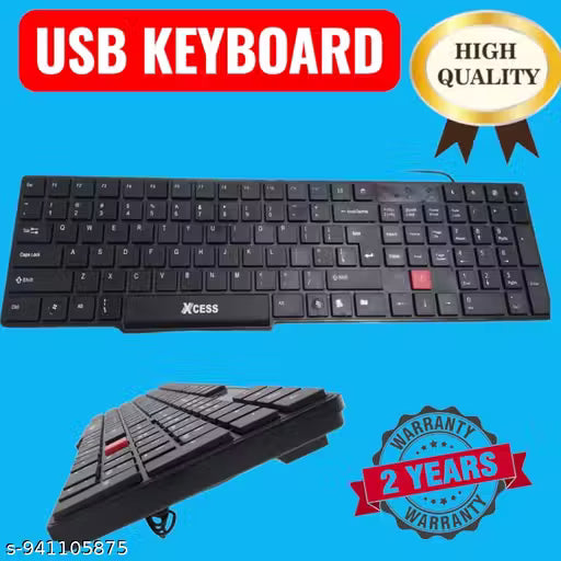 USB TYPING KEYBOARD MULTIPLE PURPOSES USE LAPTOP COMPUTER CPU DESKTOP MOBILE LED TV CAMERA DVR PLUG IN PLAY