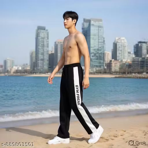 Men’s Gym Freak Print Trackpant