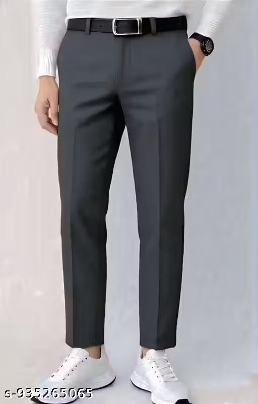 Man |formal pantS dark grey| | official pant |