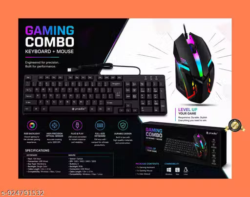 Gaming Mouse & Keyboard Combo