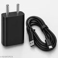 Dual USB Fast Charger with V8 Cable