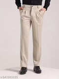 INDICLUB Mem Self Design Loose Fit Trousers