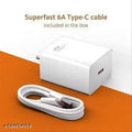 67W Ultra Fast Type-C Charger Adapter Like Mobile Charger | Qualcomm QC 3.0 Quick Charger with 1 Meter Type C...