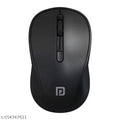 Portronics Toad 34 Wireless Mouse with 2.4 GHz Wireless, Adjustable Sensitivity, USB Receiver, Ergonomic Design, for Laptops, Desktops PC, (Black)