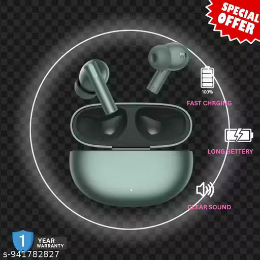Buds Air 6 Earbuds Above 20 hours playtime bluetooth wireless headphones earphone bluetooth headset True Wireless Bluetooth Earphones Compatible for all Smartphones