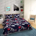 King Size 90*100 Double Bedsheets With king Size Pillow Covers