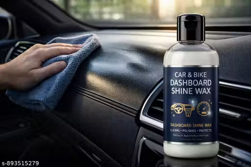 Car dashbord Polish Wax for Instant Shine & Showroom Finish(WHITE 250ML)