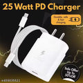 25 Watt PD Charger, Compatible with Sam-Sung Phones, 25watt Fast Charger, Sam-Sung Charger Type C, PD Charger, Sam-Sung Adapter,
