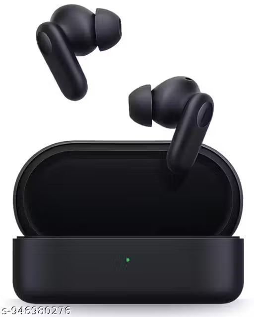 Matte Black Wireless Earbuds with HD Calling pack of 1