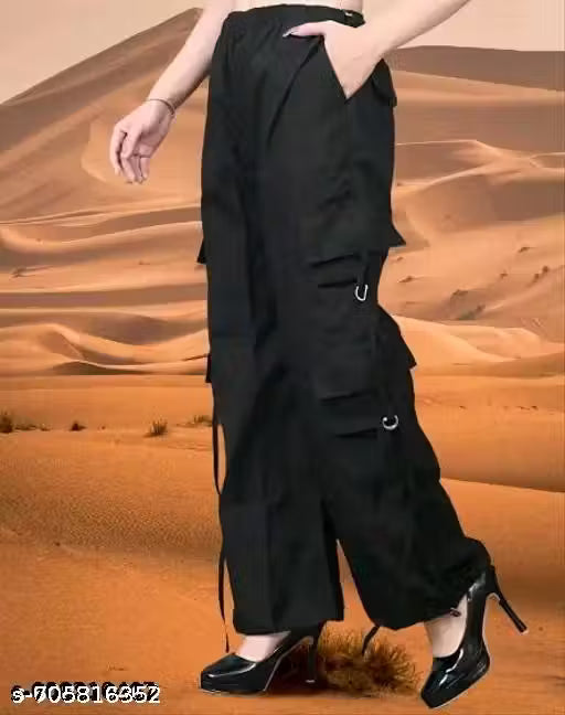 New Design Women Cargo Trouser Track Pants | Stylish & Comfortable Activewear for Girls & Women | Hight Waist Track Pants