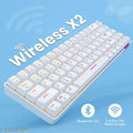 Portronics Hydra 10 Mechanical Wireless Gaming Keyboard with Bluetooth 5.0 + 2.4 GHz, RGB Lights 16.8 Million Colors,