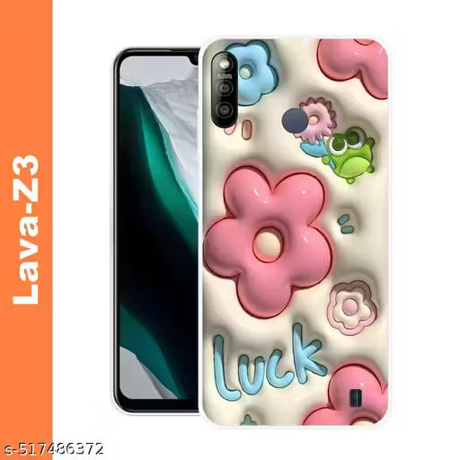 Soft Silicon Printed Designer Mobile Back Cover for Lava Z3