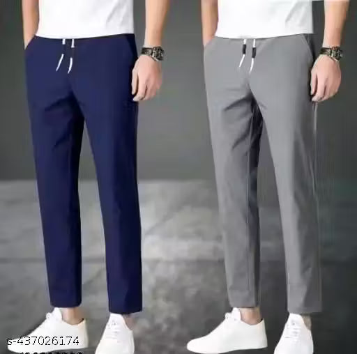 Sark Production Stylish Trendy Lower Trousers men track pants Designer Stretchable, City Style Pants, For Multi uses