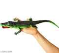 Children's Rubber Crocodile Toy with Whistle (Seeti) Sound Fun Crocodile Toy for Halloween Parties and April Fool's Day (Pack of 1)