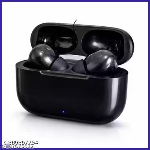 Airpods Wireless Bluetooth and Earbuds With Charging Case, 5.4 Bluetooth Version Matte (BLACK)