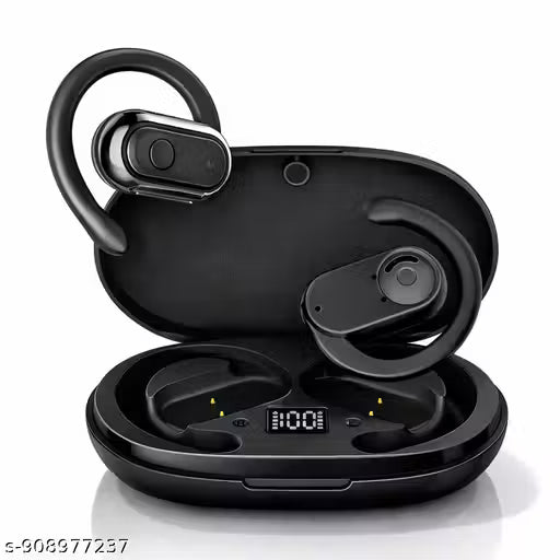 Premium High Quality Truly Wireless TWS Earbud, ANC Bluetooth Earbuds with Display, 30 Hrs Playtime with Fast Charging, Low Latency Gaming earphone, IPX7 water Proof, Built-in ENC Mic Headphones Headset