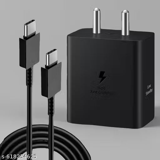 45W Type-C PD Power Adapter with Fast Charging Cable for All PD Supported Mobiles.