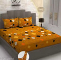 R.K Trading Company 1 presents these supersoft fitted bedsheet which contains 1 double fitted bedsheet and 2 pillow covers.( 1 pillow cover with single bedsheet)