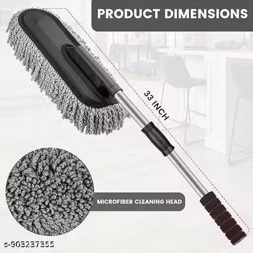 Car Duster, Extendable Long Handle Microfiber Car Duster Exterior Scratch Free Car Cleaning Tool, Car Dust Brush for Truck, Pickup, SUV, RV, Motorcycle, Vehicles Cleaning,(Multicolor)