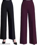MS Party Wear Kids Girls Trouser Pant/ Palazzo/ for Kids & Girls Pants/ Pack of 2