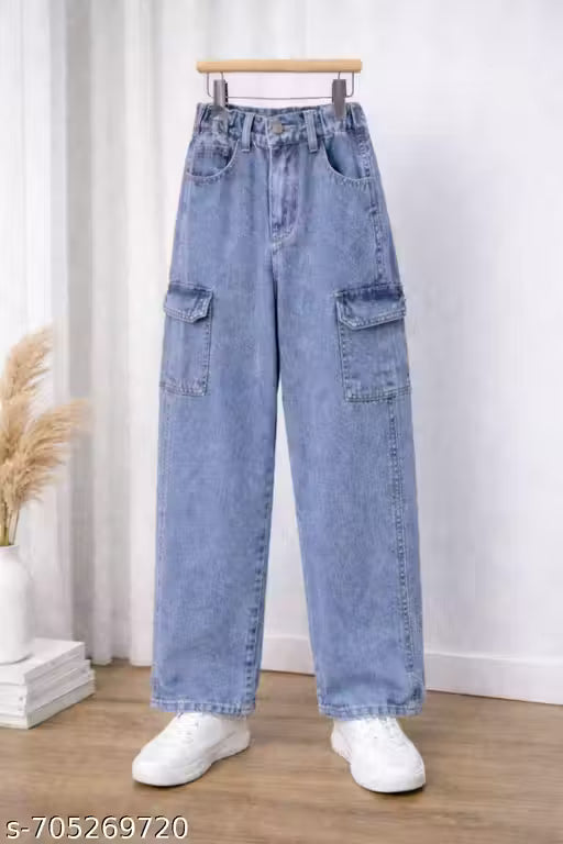 kids fancy trendy dashing jeans 6 pocket