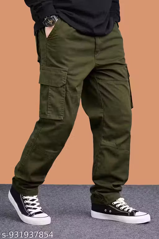 MEN'S CARGO PURE COTTON PANTS