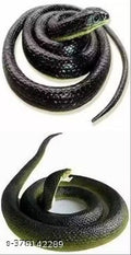 JVTS (PACK OF :2)Scary Fake Snake Large Black Mamba Snake Toy