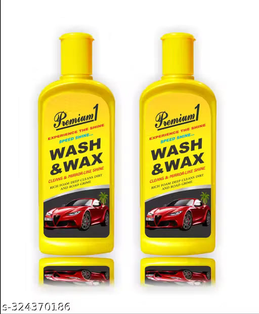 Premium1 Wash & wax car Shampoo 200ml Pack of 2