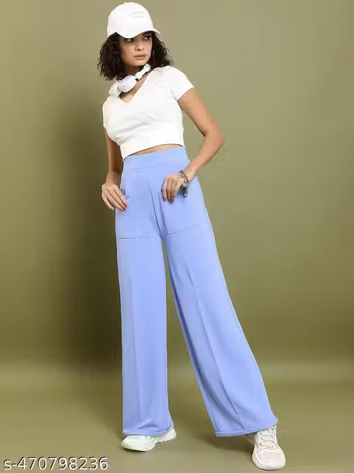 Women Regular Fit lycra Trousers