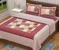 Jaipuri Printed Cotton Bedsheet With 2 Pillow Covers