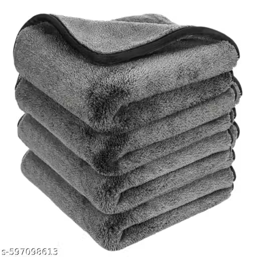 Cleaning cloth for car, kitchen & furniture, Pack of 4