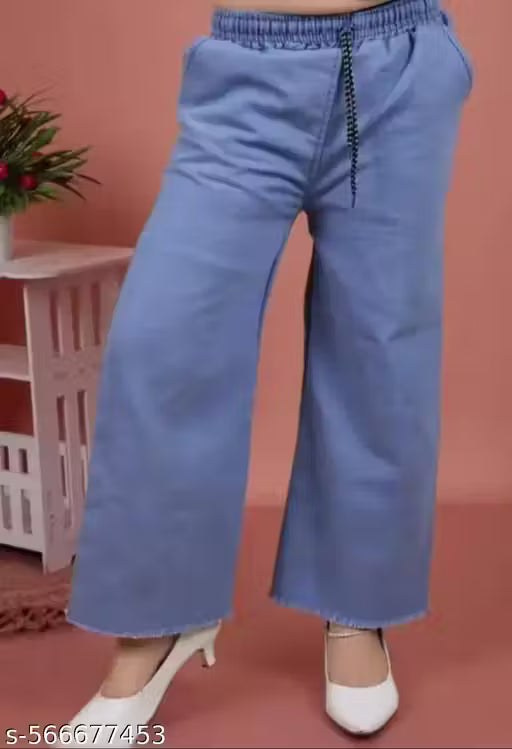 WOMEN JEANS JEAN FOR WOMEN WOMEN DENIM JEANS WOMEN BELL BOTTOM PLAZZO WOMEN DENIM PLAZZO