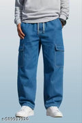 teen denim cargo lowers.