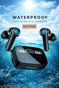 M19 TWS Wireless Headphones with Touch Control With Flashlight Bluetooth Headset (Black, True Wireless)@40