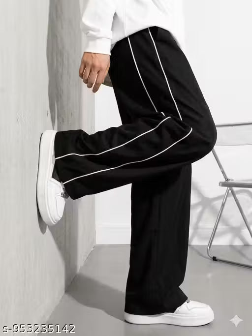 Stylish Trouser for Summer II 2 Pipping New Design II Gym Track Pant II For Men & Women