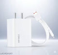 HIFINEX 67 W Quick Charge 6.5 A Wall Charger for Mobile with Detachable Cable (White, Cable Included)