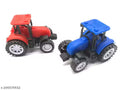 HIR ( PACK OF : 2 ) MULTICOLOR Farm Tractor Toys, Inertia Vehicles Farm Tractor Truck, Agriculture Farm Toys,