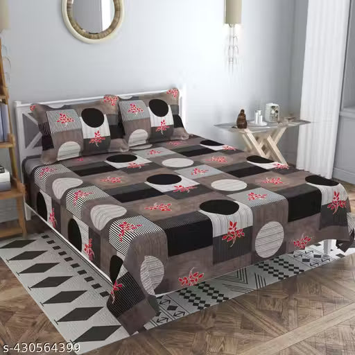 Double Bedsheet 2 Pillow Cover