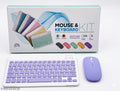 Ultra Slim Wireless Keyboard and Mouse Set 10 Inch Bluetooth Rechargeable Portable Combo for Tablet Mobile Phone Laptop
