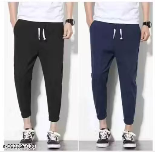 D SHAHI ENTERPRISES||Casual Men's Trousers Pack of 2|| Men's Regular Wear Track Pant