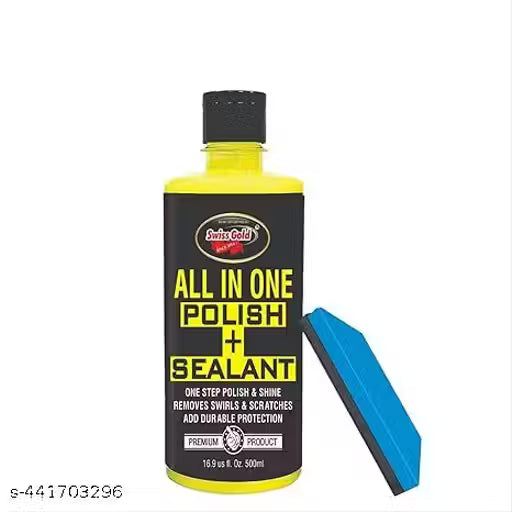 SWISS GOLD All in One Polish + Sealant Multipurpose Polish for Car & Bike Liquid Polish Suitable for Dashboard,