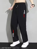 Summer Quick-Drying Outdoor Sports Letter Print Pattern Great Value Straight-Leg Pants