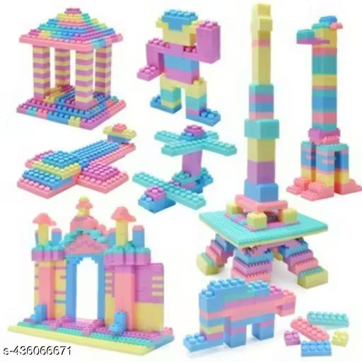 Ankirant 100 Pics toy kids baby colorful and safe building blocks Build Anything You Can Dream Of Blocks 3-8 Years Old Kids for Creative