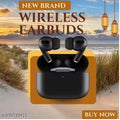 Meesho Top seling Buds airpodds Copy buds music time 43hrs True Wireless In-Ear Buds Bluetooth (Blue, True Wireless)