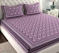 100 %cotton double bed bedsheet with 2 pillow cover