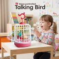 Talking Bird Toy for Kids | Recording Function with Dancing Wings and Light | Musical Toy for Kids Boys and Girls | Multicolour (Pack-1)