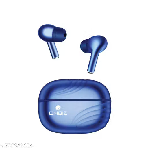 ONBIZ Premium Wireless Earbuds With Bluetooth V5.4, 10mm Dynamic Driver for deep base, Above 20+Hrs of Playtime,