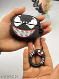 Cartoon silicone Cover Compatible with airpods Pro 2Stylish Earbuds Protective Case with Ring Holder”