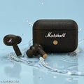 Marshall MOTIF II TWS Earbuds with Active Noise Cancellation (IPX5 Water Resistant, Wireless Charging, Black)